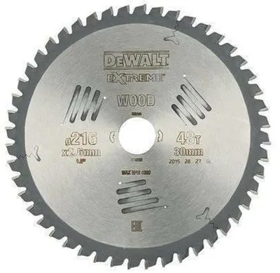 Kreissägeblatt DEWALT 250x30mm 48 Zähne STANLEY BLACK+DECKER DT4323-QZ