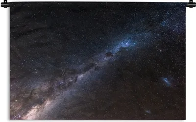 Produktbild von MuchoWow® Wandteppich Wandbehang Sternenhimmel - Milchstraße - Sterne 120x80 cm Tapisserie Dekoration Wandtuch - Wanddekorationen - Wandtücher