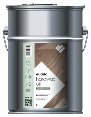 Produktbild von Eukula Hardwax Oil+, Halbmatt, 5 Liter