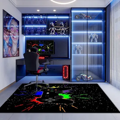 Immagine prodotto di Tappetino antiscivolo, design 3D, per interni, dimensioni 100x150 cm, ideale per bambini e per il soggiorno