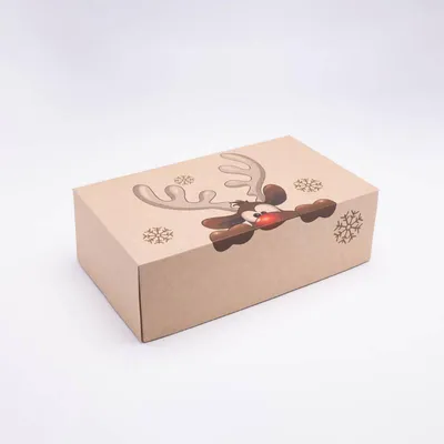 Obrázok produktu pre Kraftový kartón s vekom "Sob" 31 x 22 x 8 cm 50 kusov.