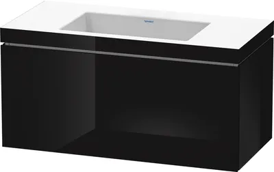 Produktbild von Duravit Duravit Waschtischunterbau L-CUBE WT Vero Air 500x1000x480mm o HL sw hgl