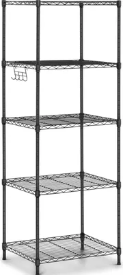 Produktbild von Expondo Royal Catering Metallregal - 55 x 45 x 150 cm - 150 kg - schwarz