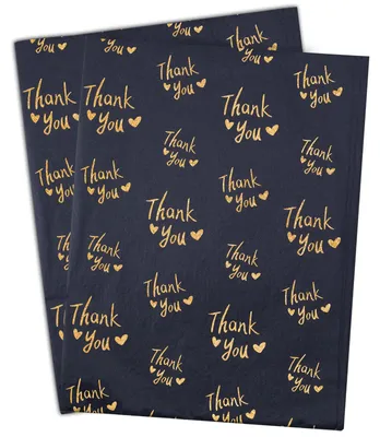 60 Blatt Seidenpapier 50x35 cm, Geschenkpapier, Schwarz