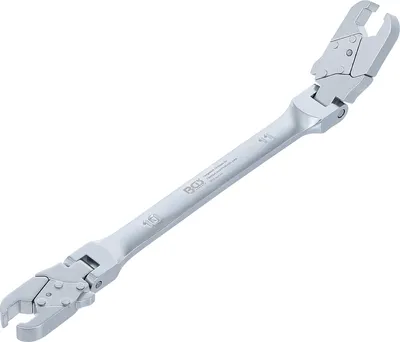 Image de BGS Clé pour conduites de frein avec fonction à cliquet SW 10 x 11 mm - 73360