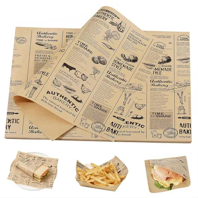 Produktbild von Packpapier für Lebensmittel 100 Blatt 28x38 cm Ölbeständig