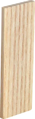 Produktbild von Verglasungsklötze Holz Esche lackiert | Holzklotz 80x26x4 mm | 100 Stück Glaserklötze natur