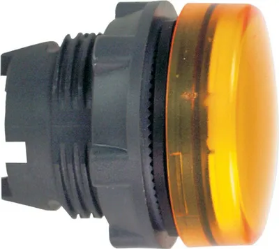 Produktbild von Schneider Electric ZB5, Knopf, Orange, Universal LED, IP66, IK05, Klasse II