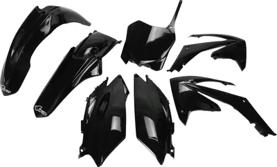 Immagine prodotto di Kit carene UFO PLAST, set di 7 pezzi in plastica per Honda CRF R 250 / 450 cc, anni di produzione 2011-2013, colore: nero