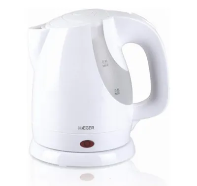 Produktbild von HAEGER Mini Lisbon Elektrischer Wasserkocher mit 1300 W Leistung, 0,9 l, 360 Gra
