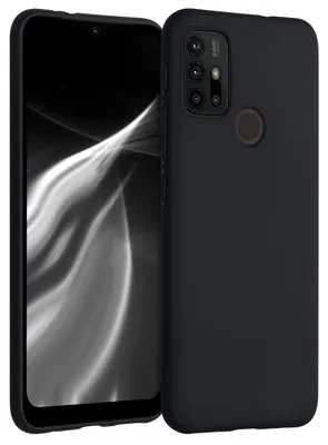 Produktbild von kwmobile Handyhülle für Motorola Moto G30 / Moto G20 / Moto G10 Hülle - TPU Case - Kabelloses Laden - Schutzhülle Cover in Schwarz matt