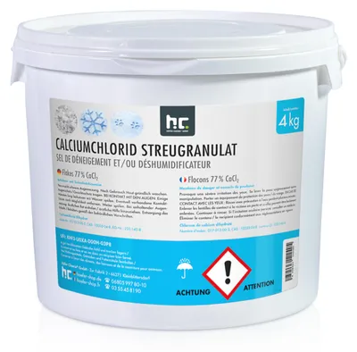 Produktbild von 4 kg Calciumchlorid Streugranulat & Entfeuchtergranulat