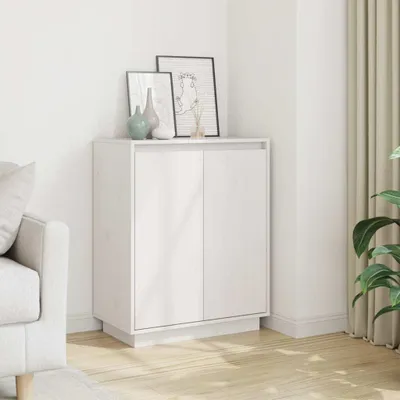 Obrázek produktu pro vidaXL Příborník bílý 60x34x75 cm Borovicový masiv