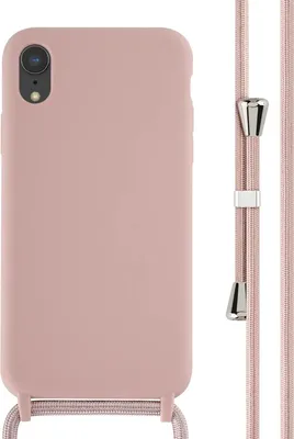 Image de imoshion Coque en silicone avec cordon pour l'Apple iPhone Xr - Rose sable