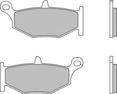 Image de BREMBO Street Plaquettes de frein en métal fritté - 07SU32SP