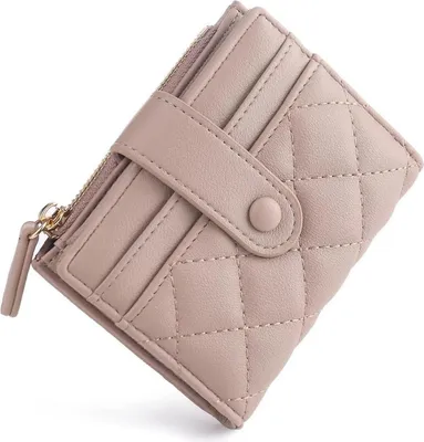Image de Porte-monnaie en cuir pour femme Petit portefeuille Compartiments pour cartes Compartiment à monnaie Bleu