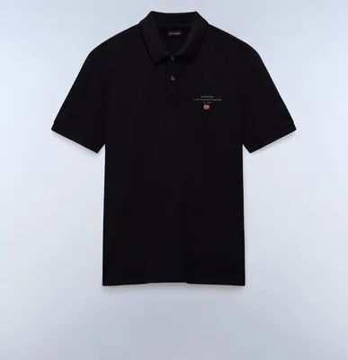Produktbild von Napapijri Herren KURZARM-POLO Schwarz NP0A4GB4ELBASJERSEY_D380ED7_NERO041 : Größe - L Größe: L