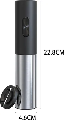 Produktbild von Elektrischer Weinöffner 1 Stück, Batteriebetriebener Korkenzieher Mit Folienschneider, Ein-Klick-Entkorker Für Zuhause, Küche Und Party