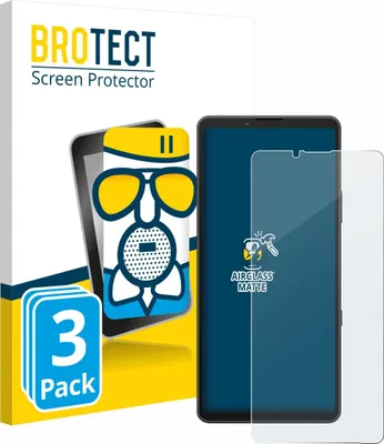 Produktbild von 3x BROTECT Entspiegelungs Schutzglas für Sony Xperia 10 VII (case-friendly) Schutzfolie Panzer Folie Glas Display Schutz matt