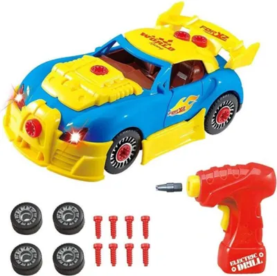 Produktbild von Auto Spielzeug zum Zusammenbauen Montage Spielzeug für Jungen und Mädchen Konstruktionsspielzeug ab 3 Jahren bis 8