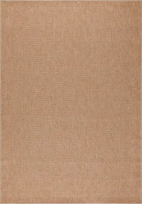 Immagine prodotto di Teppium Tappeto Interno Esterno Tessitura Piatta Look Naturale Sisal Impermeabile Stile Boho Scandinavo, Dimensioni: 240x340 cm