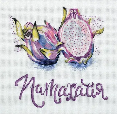 Produktbild von Panna Kreuzstichset "Pitahaya" 20.5x21cm, Zählmuster
