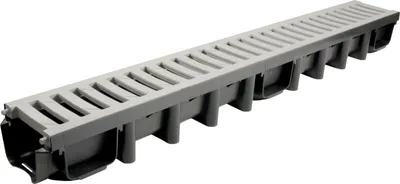 Image de Lineare Entwässerungsrinne 1000*98 Mit Pvc-Gitter A15 Ash - Mx 01748