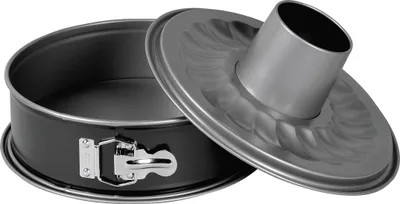 Produktbild von KAISER Springform Inspiration mit Rohrboden 8cm Ø26cm schwarz 2teilig