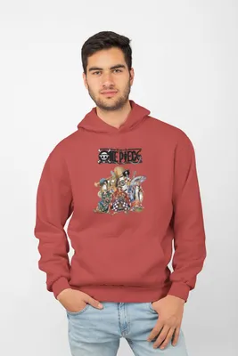 Produktbild von D&B Uni Hoodie MO00038 One Piece Blassrot-Größe M
