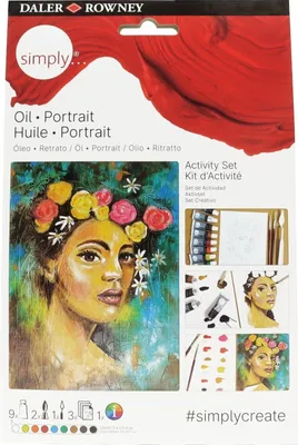 Produktbild von Daler Rowney Simply Set Ölfarben 9 x 12 ml