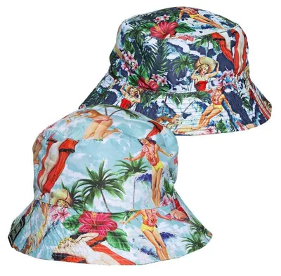 Produktbild von King Kerosin reversibler Fischerhut - Vintage Summer Bucket Hat