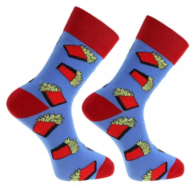 Produktbild von Moraj FRYTKI Lustige Herren Socken 3er-Pack