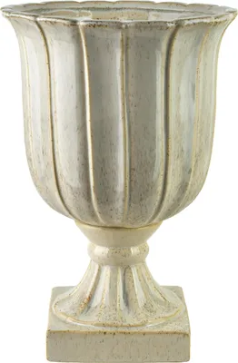 Image de Vase en céramique EVAM Kelch 24 x 24 x 34 cm, beige, 1 pièce