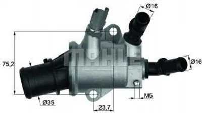 Produktbild von Behr Thermot-Tronik Thermostat, Kühlmittel  Ti 143 88
