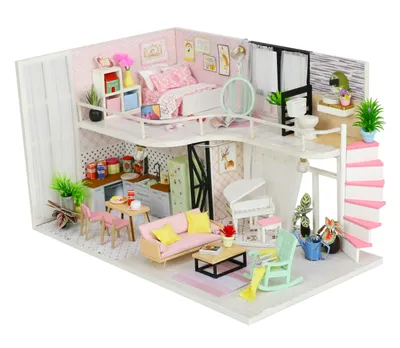 Image de 2Kids Toys Maison miniature Maison d'Anne's Pink Melody