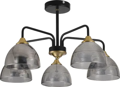 Productafbeelding van Toolight Hanglamp G085-5c Black Grey