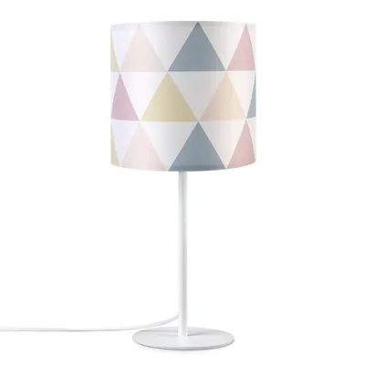 Produktbild von Wandleuchte Stofflampenschirm Tischlampe Nachttischlampe E14 Vintage Retro Rund