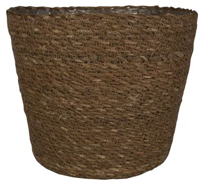Produktbild von Steege Pflanzenkorb - Seegras - Rattan - braun - 18 x 16 cm