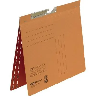 Produktbild von ELBA Pendelhefter DIN A4 250g/m² kaufmännische Heftung mit Organisationsaufdruck Manilakarton orange