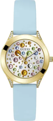 Produktbild von Guess Damen Uhr Armbanduhr MINI WONDERLUST GW0678L1 Silikon