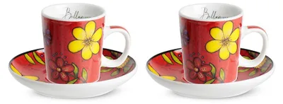 Productafbeelding van Egan BELLAMORE Sada van 2 koffiekopjes, 100 ml, rood