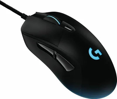 Produktbild von Logitech G G403 HERO, rechts, Optisch, USB Typ-A, 25600 DPI, 1 ms, Schwarz