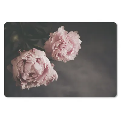 Produktbild von MuchoWow® Schreibtischunterlage Blumen - Rosa - Pfingstrose - Stilleben 60x40 cm - XXL Mauspad - Großes Mauspad