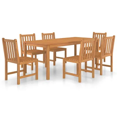 Produktbild von 7-tlg. Garten-Essgruppe Massivholz Teak