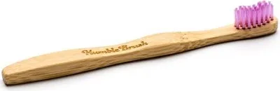Produktbild von The Humble Co. 16462, Zahnbürste, Kind, Pink, Holz, Kurz, Bambus, Nylon-6