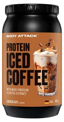 Produktbild von Body Attack Protein Iced Coffee 900 g Chocolate