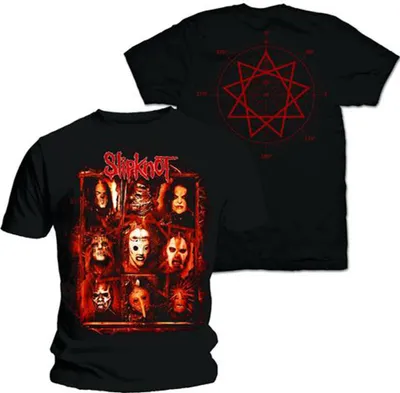 Produktbild von Slipknot Rusty Face Black L T-Shirt