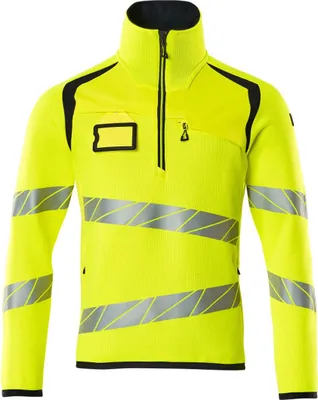 Produktbild von Mascot Strickpullover mit kurzem Reißverschluss 4XL hi-vis gelb/schwarzblau