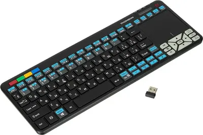Produktbild von Hama ROC3506 4-in-1 Universal-Smart-TV-Fernbedienung, Kyrillisches Layout, schwarz