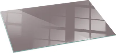 Produktbild von Glasbodenplatte für 120x60 cm – Kaminofen – Kaminplatte Glas – Schutzglas – Funkenschutzplatte –Glasbodenplatte Feuerfeste – Hitzeschutzplatte – Bodenschutz aus Glas – Farbe Beige